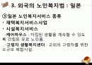 [노인복지법 분석] 노인복지법의 필요성, 노인복지법의 개념, 외국의 노인복지법분석, 국내 노인복지법의 한계, 노인복지법 개선방안 24페이지