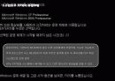 윈도우 XP 관련 버젼들 정보 PPT자료 17페이지
