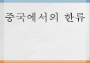 중국에서의 한류 1페이지