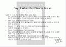 The PURPOSE DRIVEN LIFE PURPOSE #I: You Were Planned for God’s Pleasure 8페이지