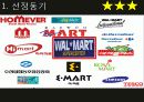 국제마케팅,월마트,이마트,대형마트,마케팅,브랜드,브랜드마케팅,기업,서비스마케팅,글로벌,경영,시장,사례,swot,stp,4p 4페이지