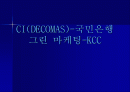 국민은행, KCC의 그린마케팅의 마케팅, 성공사례, 마케팅전략, 성공전략, 경영전략분석, 특성 CI분석, 역사와 특징소개, 경영전략분석,성공사례, 성공전략, 마케팅전략, STP전략, SWOT분석, 4P전략, 개선점 1페이지