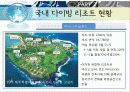 다이빙 리조트 관광 현황, 종류, 정의 및 특징과 역사, 국내외 현황, 도입 필요성, 발전방안, 성공요인, 문제점, 개선방향 총체적 조사분석 9페이지