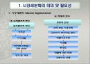 글로벌 경영환경에서의 시장세분화 전략 6페이지
