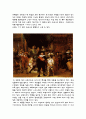 렘브란트(Rembrandt) 생애와 업적, 대표작품, 작품의 의미, 업적에 대한 분석과 평가, 감상문 및 느낀점 나의생각 조사분석 3페이지
