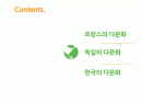 프랑스, 독일의 다문,마케팅,브랜드,브랜드마케팅,기업,서비스마케팅,글로벌,경영,시장,사례,swot,stp,4p화 정책 2페이지