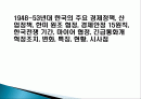1948~53년대 한국의 주요 경제정책, 산업정책, 한미 원조 협정, 경제안정 15원칙, 한국전쟁 기간, 마이어 협정, 긴급통화개혁정조치, 변화, 특징, 현황, 시사점 1페이지