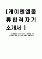 [ 케이엔엘물류 합격 자기소개서 ] 케이엔엘 물류 자기소개서, 합격 자소서, 합격 이력서, 합격 예문 1페이지