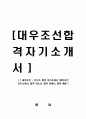 [ 대우조선 - 연구소 합격 자기소개서 ]대우조선 자기소개서, 합격 자소서, 합격 이력서, 합격 예문 1페이지