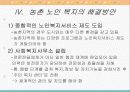 농촌지역 노인복지의 현황과 환경 및 문제점과 노인복지 개선방안 21페이지