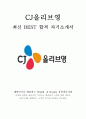 CJ올리브영 Sales & 고객서비스 최신 BEST 합격 자기소개서!!!! 1페이지