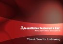 [A+] [사업계획서] 美 (Consititution Restaurant & Bar) 레스토랑 창업계획서.ppt 28페이지