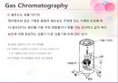 [A+] 기체크로마토그래피(Gas Chromatography) 조사보고서, 크로마토그래피 용어, 이동상, 정지상, 기체 크로마토그래피의 원리구성기기운반기체 불꽃이온화열전도도전자포획불꽃광도법 검출기.ppt 23페이지