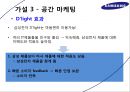 [A+] 마케팅 사례 분석 - 삼성전자, 주제 선정 이유, 삼성전자의 우수한 브랜드 이미지, 성공적인 스포츠마케팅, 공간 마케팅을 통한 접근성 강화, 기업 아이덴티티, D’light 효과.ppt 21페이지