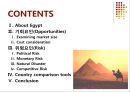 이집트,마케팅전략,마케팅,브랜드,브랜드마케팅,기업,서비스마케팅,글로벌,경영,시장,사례,swot,stp,4p 2페이지