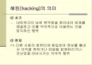 해킹의 유형과 실태,마케팅,브랜드,브랜드마케팅,기업,서비스마케팅,글로벌,경영,시장,사례,swot, 3페이지