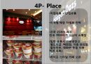 외식산업경영,베스킨라빈스,아이스크림시장,마케팅,브랜드,브랜드마케팅,기업,서비스마케팅,글로벌,경영,시장,사례,swot,stp,4p 14페이지