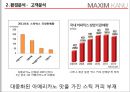 신개념의 고품질 원두커피, 맥심 KANU  맥심 KANU,커피시장분석,맥심커피,경쟁업계의 마케팅 사례 비교,브랜드마케팅,서비스마케팅,글로벌경영,사례분석,swot,stp,4p.ppt 13페이지