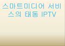 스마트미디어 서비스의태동,IPTV광고 유형별사례,IPTV광고효과,IPTV광고의문제점.PPT자료 1페이지