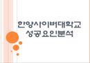 [한양사이버대학교]한양사이버대학교 성공요인분석 PPT자료 1페이지