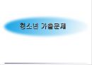 청소년 가출(가출청소년) 현황 및 문제점, 해결방안.PPT자료 1페이지