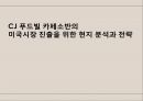 CJ 푸드빌 카페소반(Café SOBAHN)의 미국시장 진출을 위한 현지 분석과 전략 - CJ푸드빌,카페소반,카페소반해외진출,카페소반마케팅전략.PPT자료 1페이지