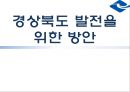 경상북도 발전방안,경상북도소개,지역발전 1페이지