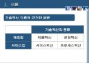 기술혁신내부역량,기술혁신외부환경,제조업과 서비스업의 기술혁신 요인비교 5페이지