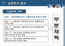 기술혁신내부역량,기술혁신외부환경,제조업과 서비스업의 기술혁신 요인비교 34페이지