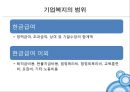사회복지의 재원 - 민간부문 : 기업복지제도 (사회복지-기업복지,선진기업복지제도,복지문제점).PPT자료 7페이지