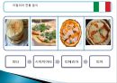 Italia (이탈리아) 음식 소개 및 마케팅 전략 - 이탈리아음식의종류,이탈리아음식마케팅,한국의퓨전음식,음식마케팅사례.PPT자료 3페이지