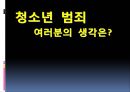 청소년 범죄 여러분의 생각은? (청소년범죄청소년범죄심각성,청소년범죄원인,청소년범죄분석,청소년범죄처벌,청소년범죄처벌강화,청소년가출).ppt 1페이지