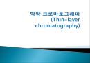 박막 크로마토그래피 (Thin-layer chromatography).PPT자료 1페이지