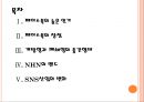 [SNS] 페이스북 이용자증가에 따른 영향과 SNS산업의 변화.PPT자료 2페이지