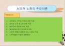 노인복지론 (노화의 개념과 영역, 노화의 기초이론, 노년기 삶의 변화, 성공적노화) PPT 프레젠테이션 15페이지