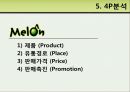 멜론의 장점과 단점,강점│약점│기회│위협,시장세분화│표적소비자│포지셔닝,브랜드마케팅,서비스마케팅,글로벌경영,사례분석,swot,stp,4p 16페이지