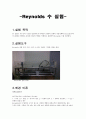 유체공학 reynolds실험 1페이지