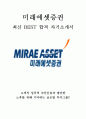 미래에셋증권 최신 BEST 합격 자기소개서!!!! 1페이지