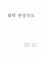  화학 반응속도 1페이지