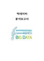 BIGDATA 빅데이터 정의 및 빅데이터 국내와 해외 활용사례분석과 빅데이터 한계점분석과 영향력분석 - 빅데이터 분석 기법, 활용사례 1페이지