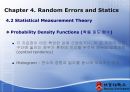 [기계계측공학] Chapter 4. Random Errors and Statics.PPT자료 7페이지