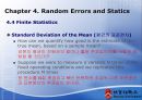 [기계계측공학] Chapter 4. Random Errors and Statics.PPT자료 24페이지