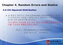 [기계계측공학] Chapter 4. Random Errors and Statics.PPT자료 28페이지