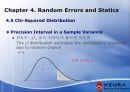 [기계계측공학] Chapter 4. Random Errors and Statics.PPT자료 30페이지