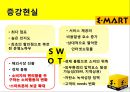 이마트(E-Mart) 이마트전략분석,이마트마케팅분석,이마트분석,이마트기업분석,이마트전략적서비스,이마트외부환경분석,이마트내부환경분석,이마트성공요인,이마트불황극복,이마트서비스.PPT자료 9페이지