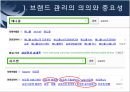 브랜드 관리와 브랜드 아이덴터티 구축.PPT자료 7페이지