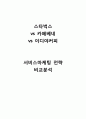 카페베네 (Caffe Bene) vs 이디야 커피 (Ediya Coffee) vs 스타벅스 (Starbucks) 서비스마케팅전략, 마케팅전략, 서비스전략 비교분석 1페이지