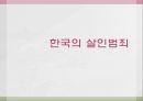 한국의 살인범죄 (정남규사건, 강호순사건, 공통점, 사이코패스).pptx 1페이지