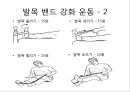 발목 기부스 제거 후 재활 가이드 북 (기부스 제거 후 운동, 주차별 재활 운동).PPT자료 29페이지