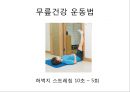 “건강한 어깨 & 무릎 관절 지키기” (어깨 & 무릎을 상하게 하는 생활 습관 이해, 어깨 통증, 무릎 통증을 유발하는 자세, 기초 생활 상식 이해, 어깨 운동 실습, 무릎 운동 실습).PPT자료 29페이지